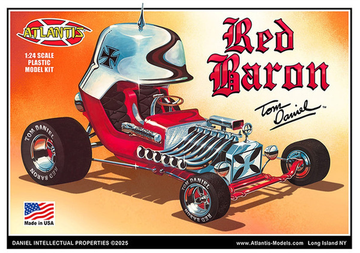 1/24 Tom Daniel Red Baron Show Car Plastic Model w/ Trading