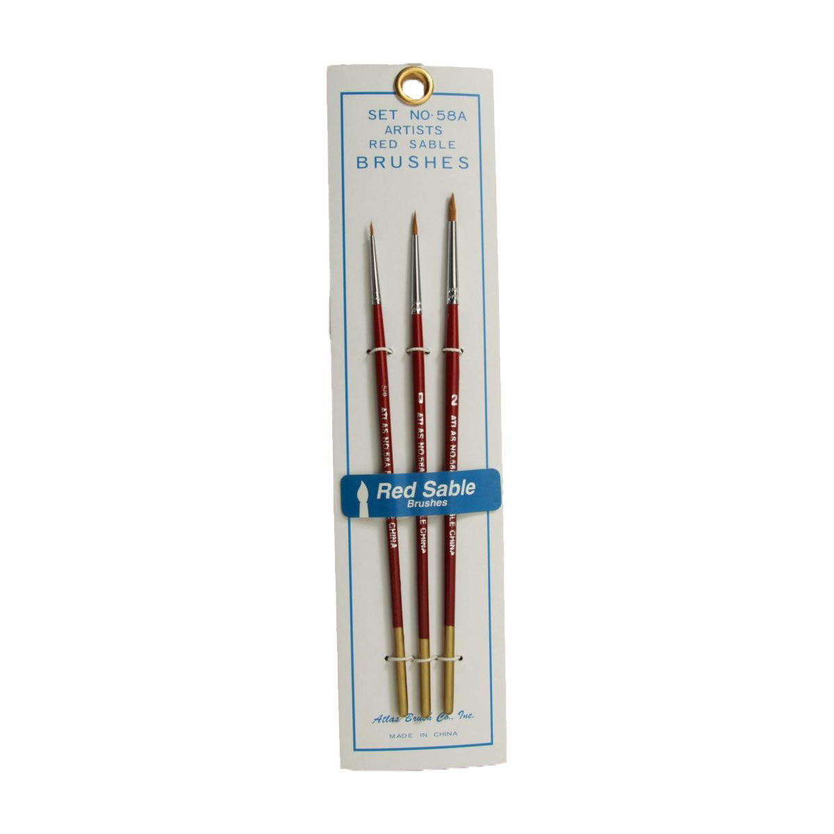 Red Sable Brush Set in 3 Sizes 2, 0, 5/0 – Truth Motorsports