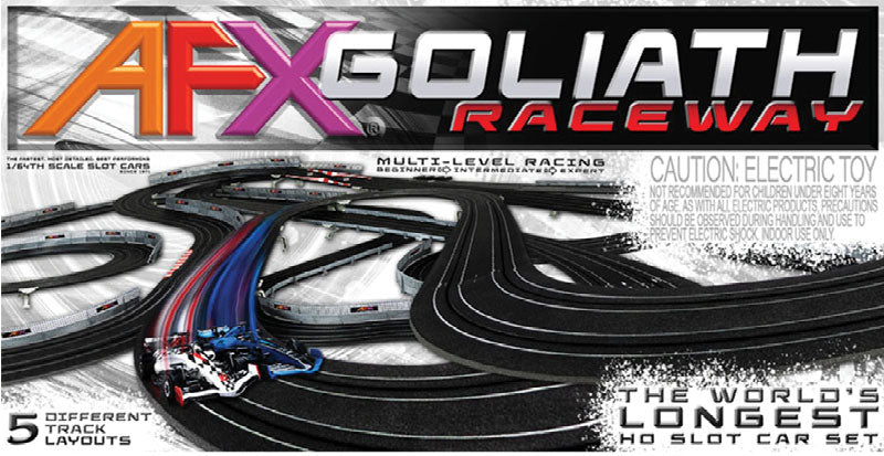 Goliath Raceway HO Slot Car Set