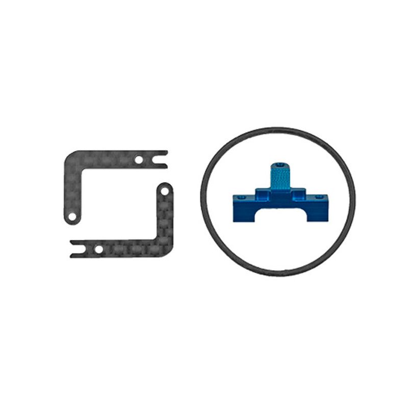RC28R Center Bulkhead and Battery Holder Set