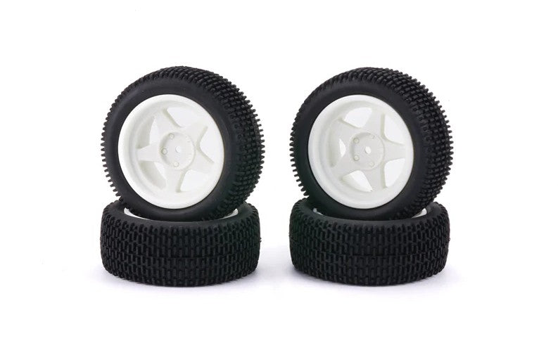 M48S Dirt Spec Tire Set Mounted on 5 Spoke Wheel