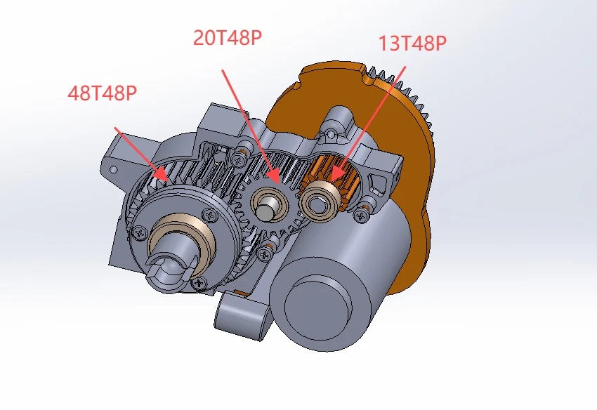 GT24ST Gears Set