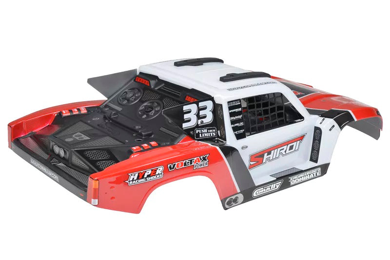 Polycarbonate Body Shiroi + Driver Interior + Roll Cage +