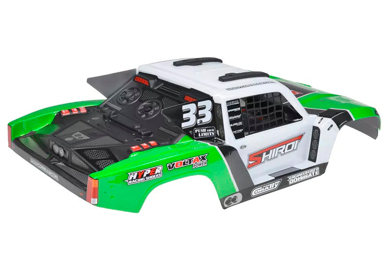 Polycarbonate Body Shiroi + Driver Interior + Roll Cage +