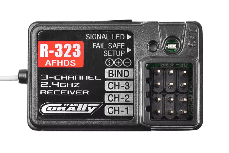 R-323 AFHDS 3-Channel Receiver - 2.4GHZ Digital Radio Control