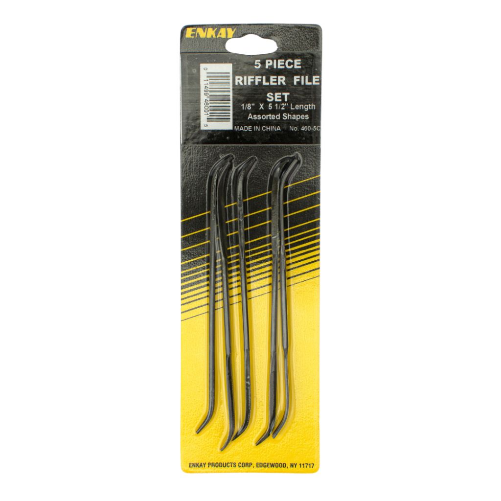 5pc Riffler File Set, Carded