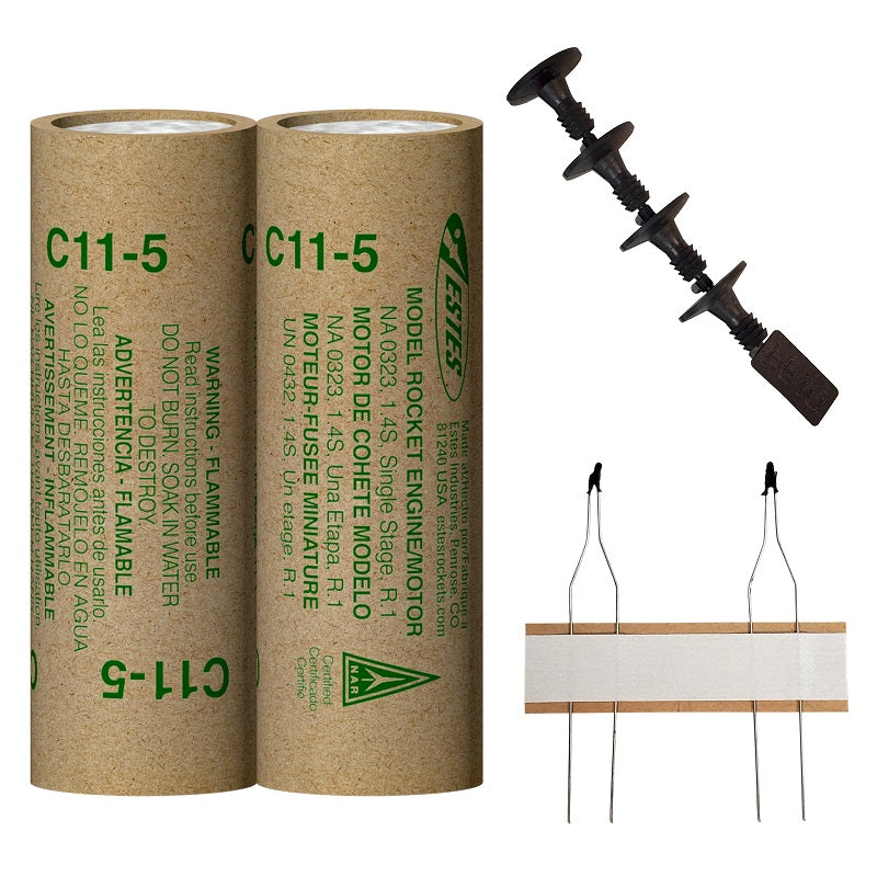 C11-5 Model Rocket Engines, (2pk)