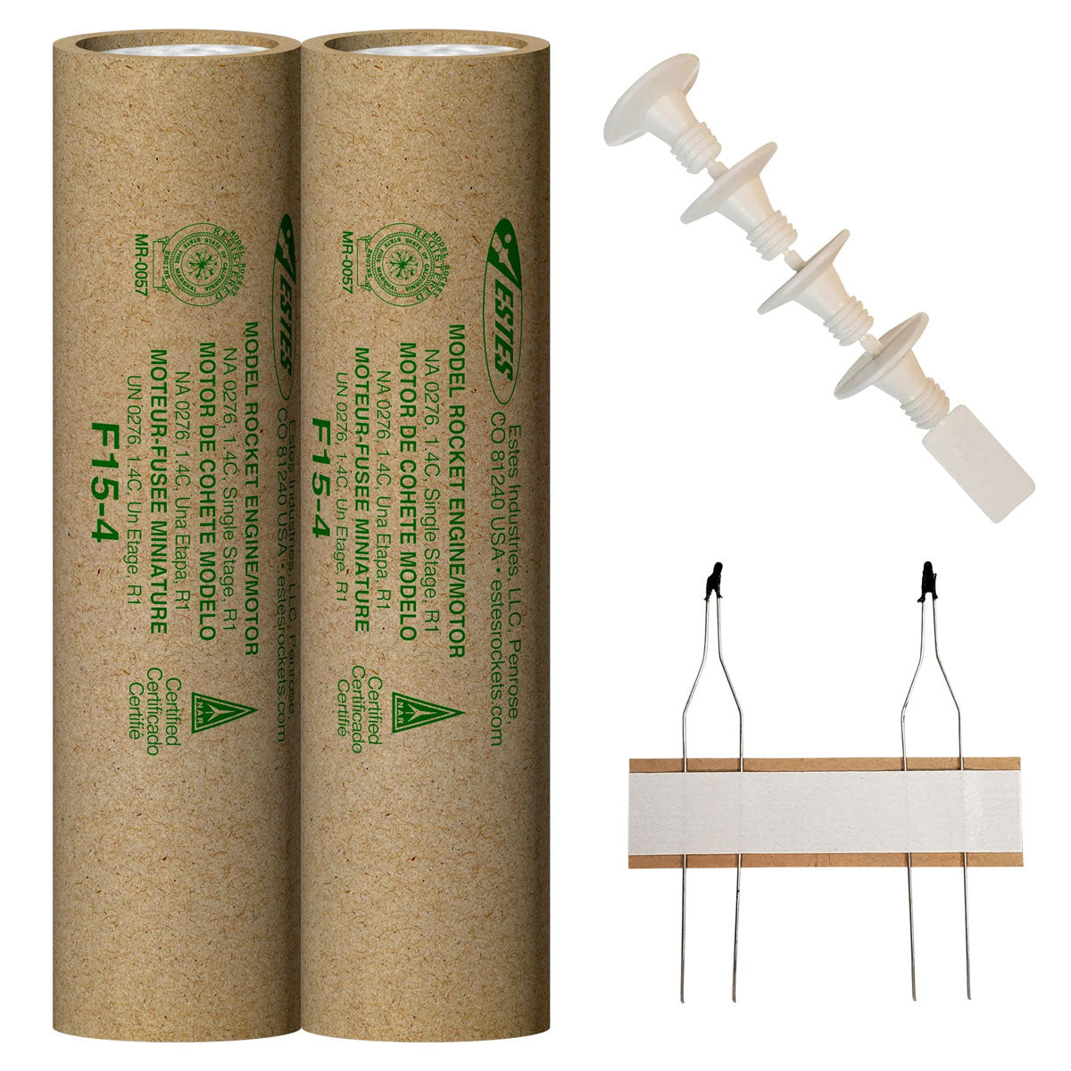 F15-4 29mm Model Rocket Engines (2pk)