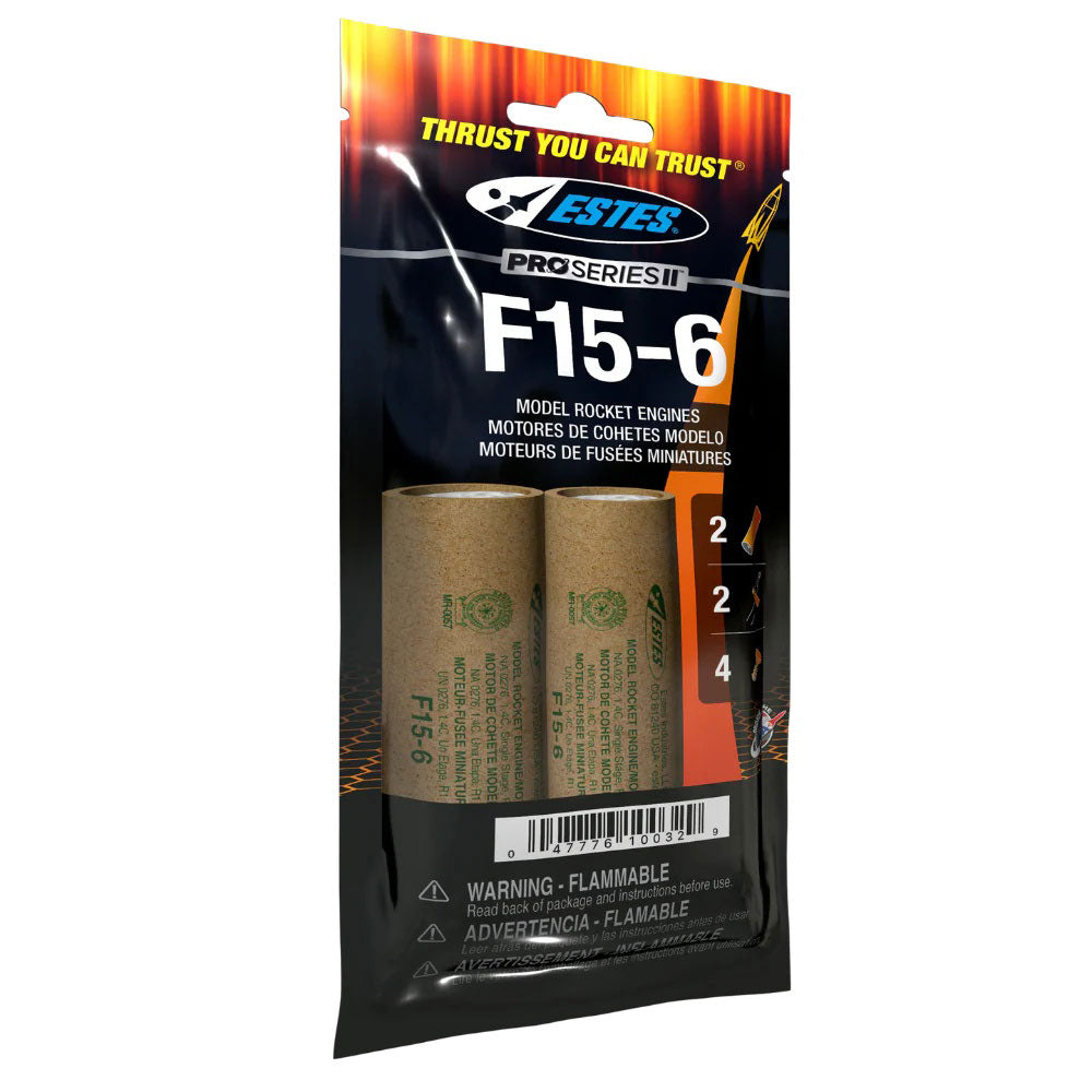 F15-6 29mm Model Rocket Engines (2pk)
