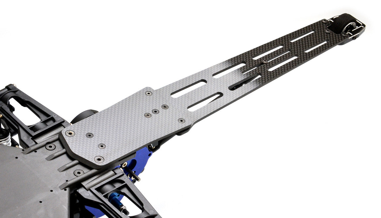 Drag Slash Pro Wheelie Bar Set 3mm CF with Single Wheel Style