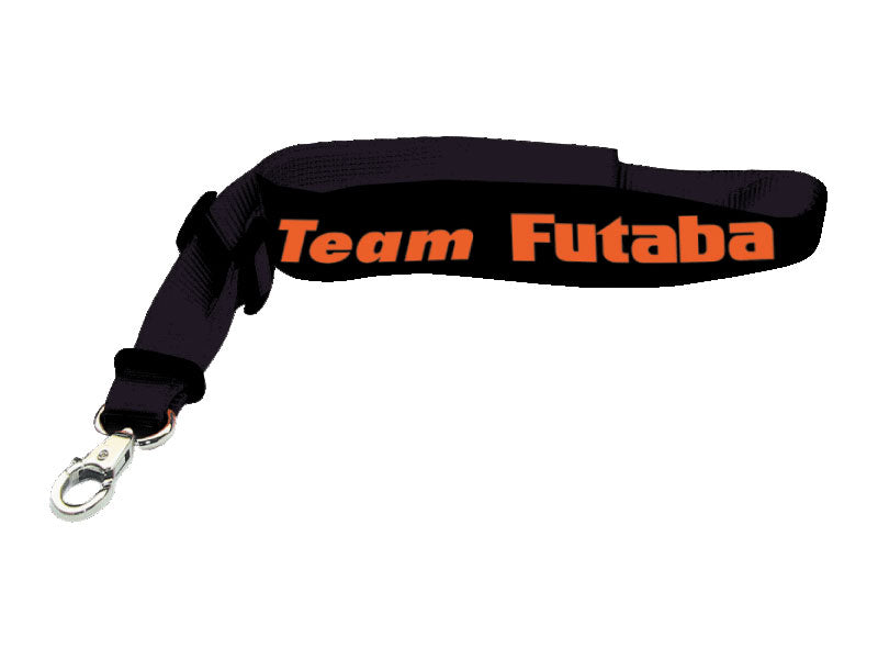 Team Futaba Strap, Black & Orange Neck Strap