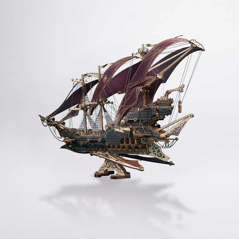 Future Sailing Ship - Purple