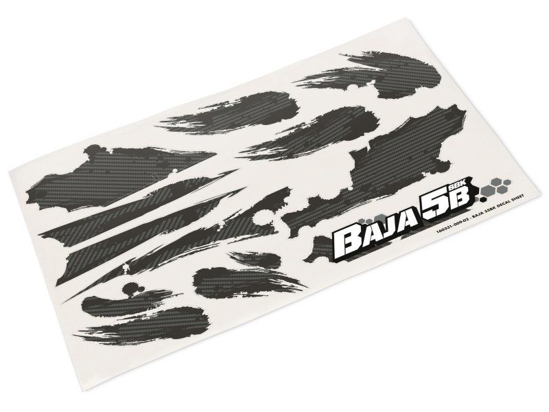 Baja 5B-1F Buggy Clear Body, with 2022 Decals