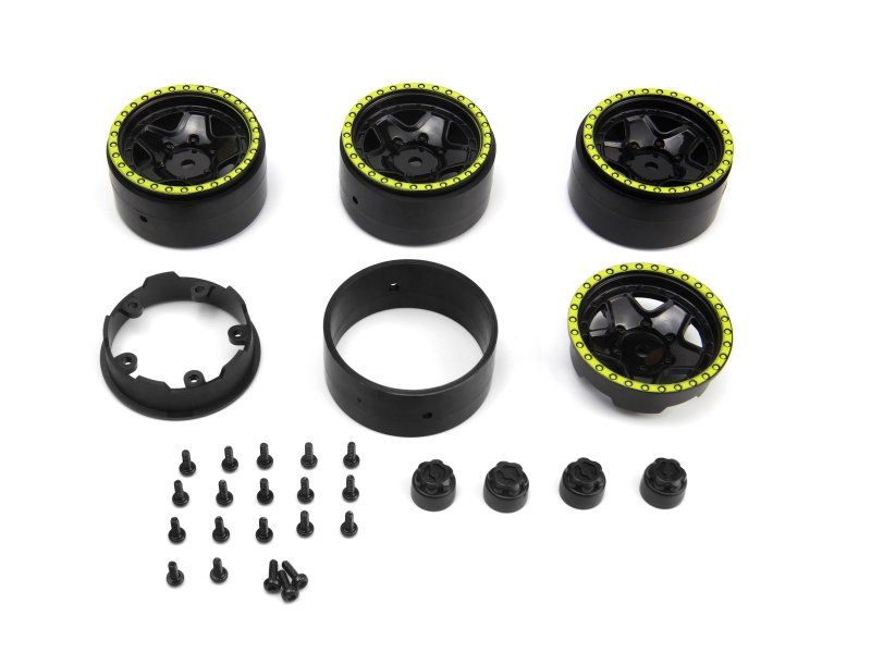 CL-5 Beadlock Wheel 1.2in (Green/4pcs)