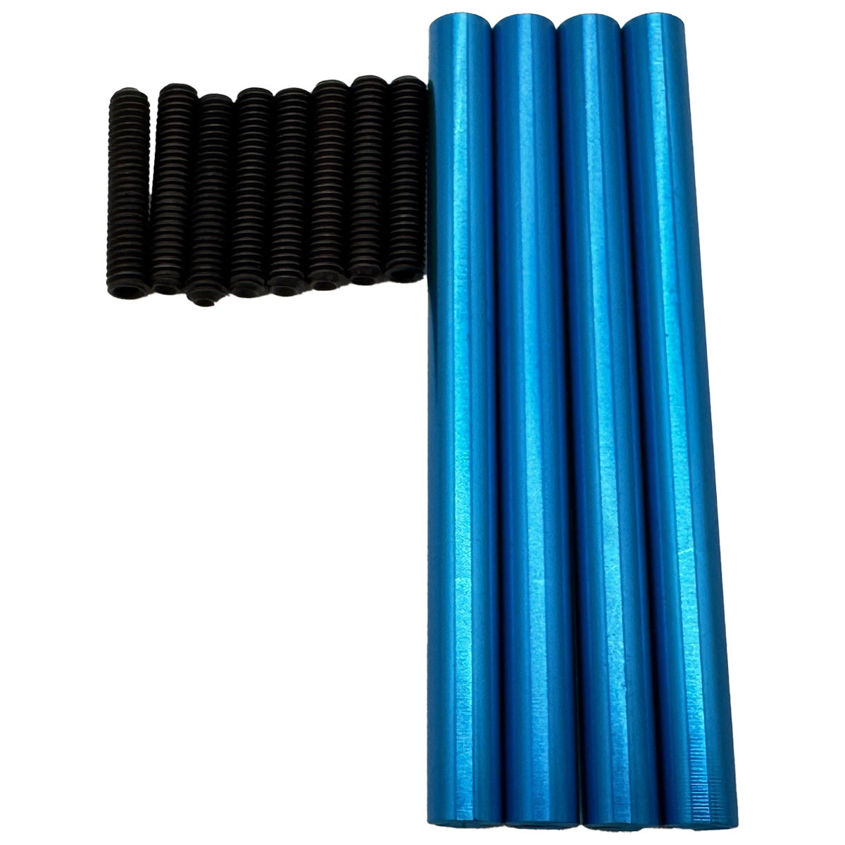 Aluminum Link, Blue, 6x7mm M4 (4pcs)