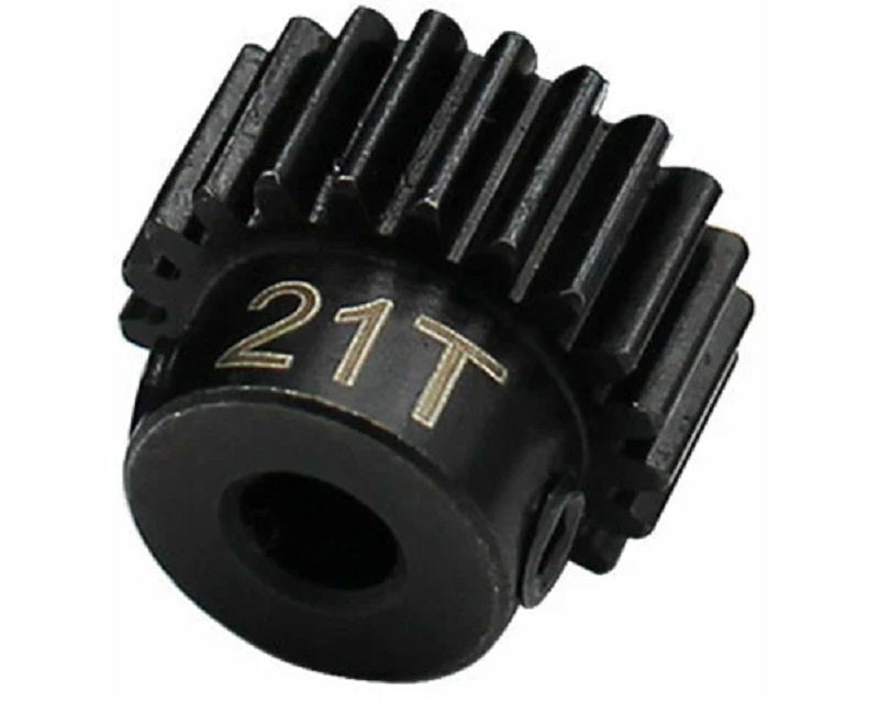 21T 0.5 Mod Hardened Steel Pinion Gear, 1/8 Bore