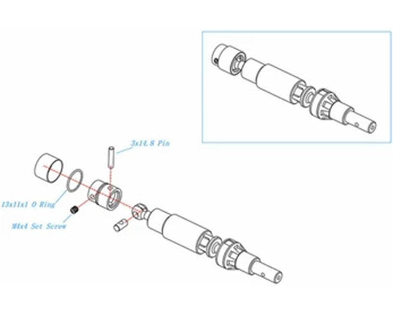 CVD Driveshaft Diff Overdrives 4S V2