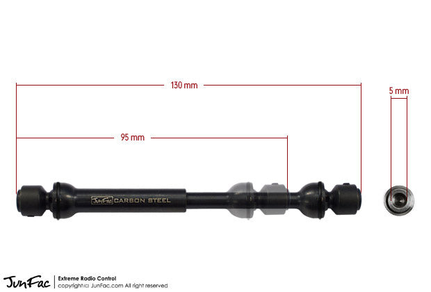 Hardened Universal Shaft for Axial SCX10 II RTR