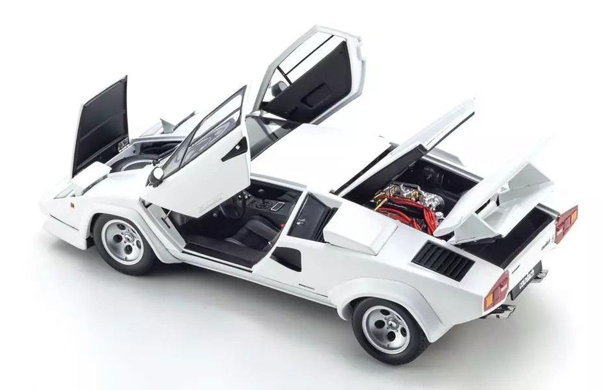 1/18 LAMBORGHINI COUNTACH LP400S (WHITE) Diecast Model