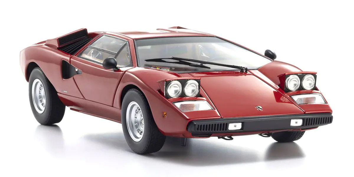 1/18 LAMBORGHINI COUNTACH LP400 (RED) Diecast Model
