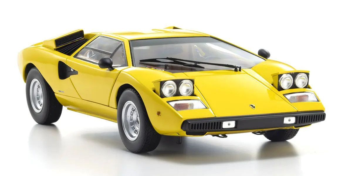 1/18 LAMBORGHINI COUNTACH LP400 (YELLOW) Diecast Model
