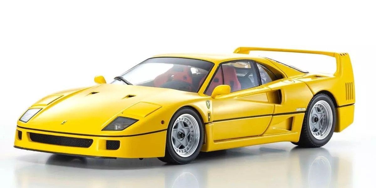 1/18 FERRARI F40 (YELLOW) Diecast Model