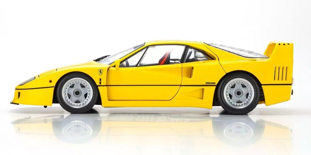1/18 FERRARI F40 (YELLOW) Diecast Model