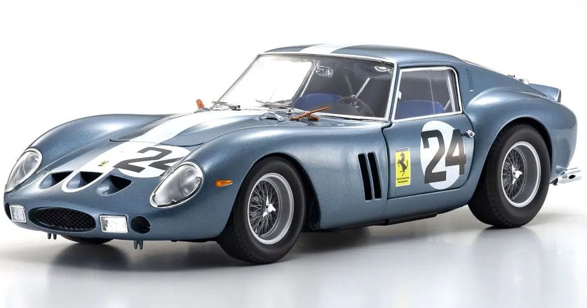 1/18 FERRARI 250GTO 1962 SEBRING #24 (BLUE) Diecast