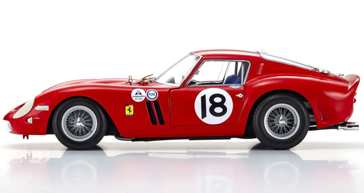 1/18 FERRARI 250GT0 1963 DAYTONA 3H #18 (RED)