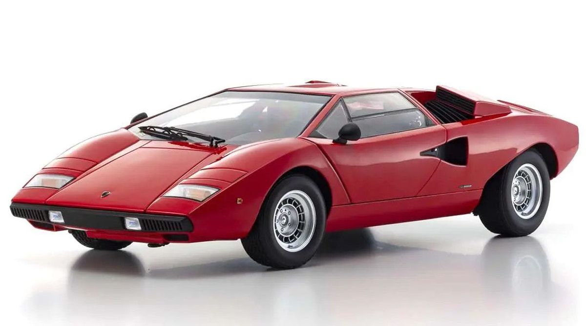 1/12 Lamborghini Countach LP400 (Red) Diecast Model
