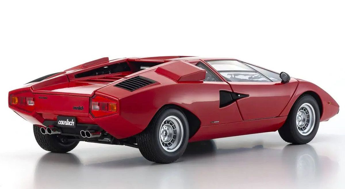 1/12 Lamborghini Countach LP400 (Red) Diecast Model