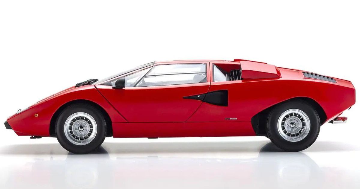 1/12 Lamborghini Countach LP400 (Red) Diecast Model