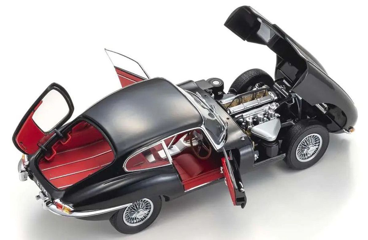 1/18 Jaguar E-Type (Black) Diecast Model