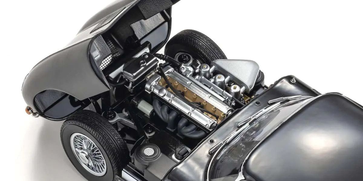 1/18 Jaguar E-Type (Black) Diecast Model