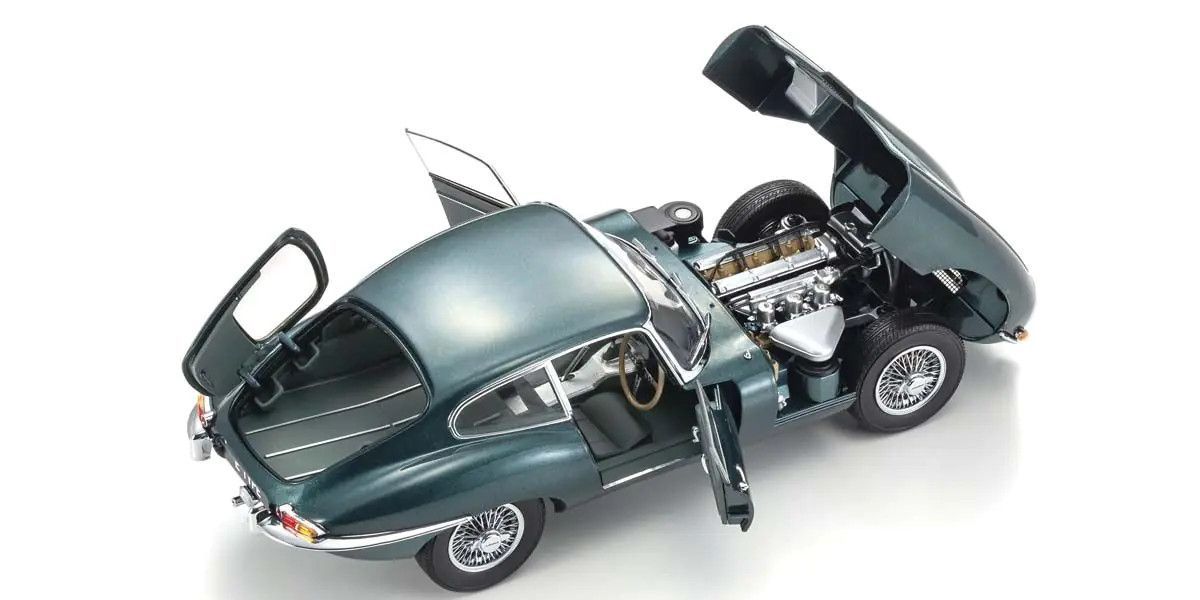 1/18 Jaguar E-Type (Dark Green) Diecast Model