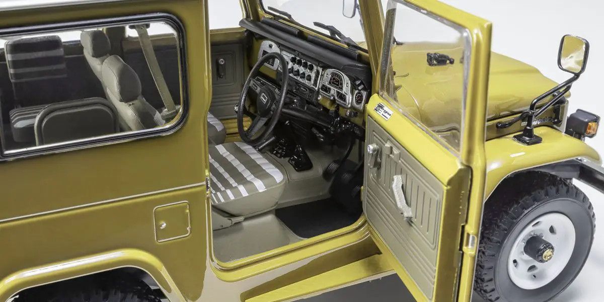 1/18 Toyota Land Cruiser 40 Van (Yellow)