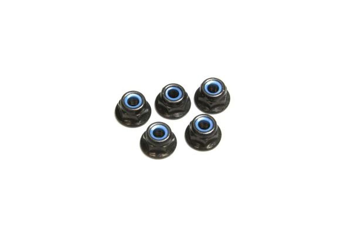 Nut (M4x5.6) Flanged Nylon (5pcs)