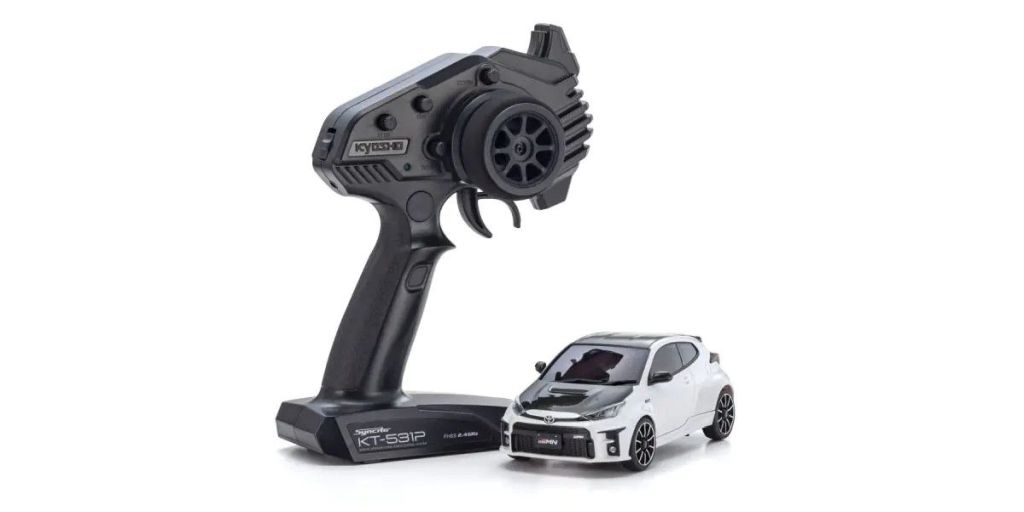 MINI-Z AWD Toyota GRMN Yaris Rally Package Platinum White