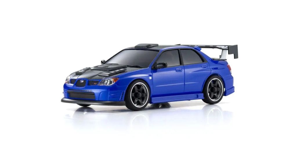 Mini-Z AWD Subaru Impreza WRX with GT Wing MA-020, Blue