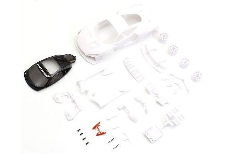 McLaren Senna GTR White Body set (NonDeco W/wheels)