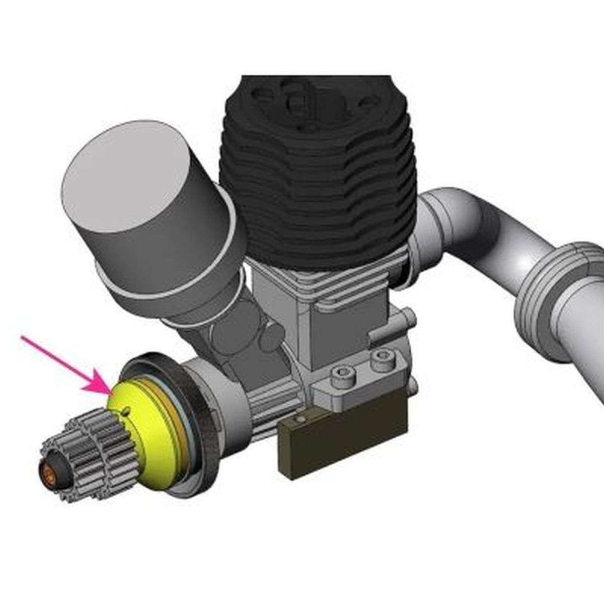 V3 Aluminum Clutch Bell (R4 Evo.2/VZW442-04TG)