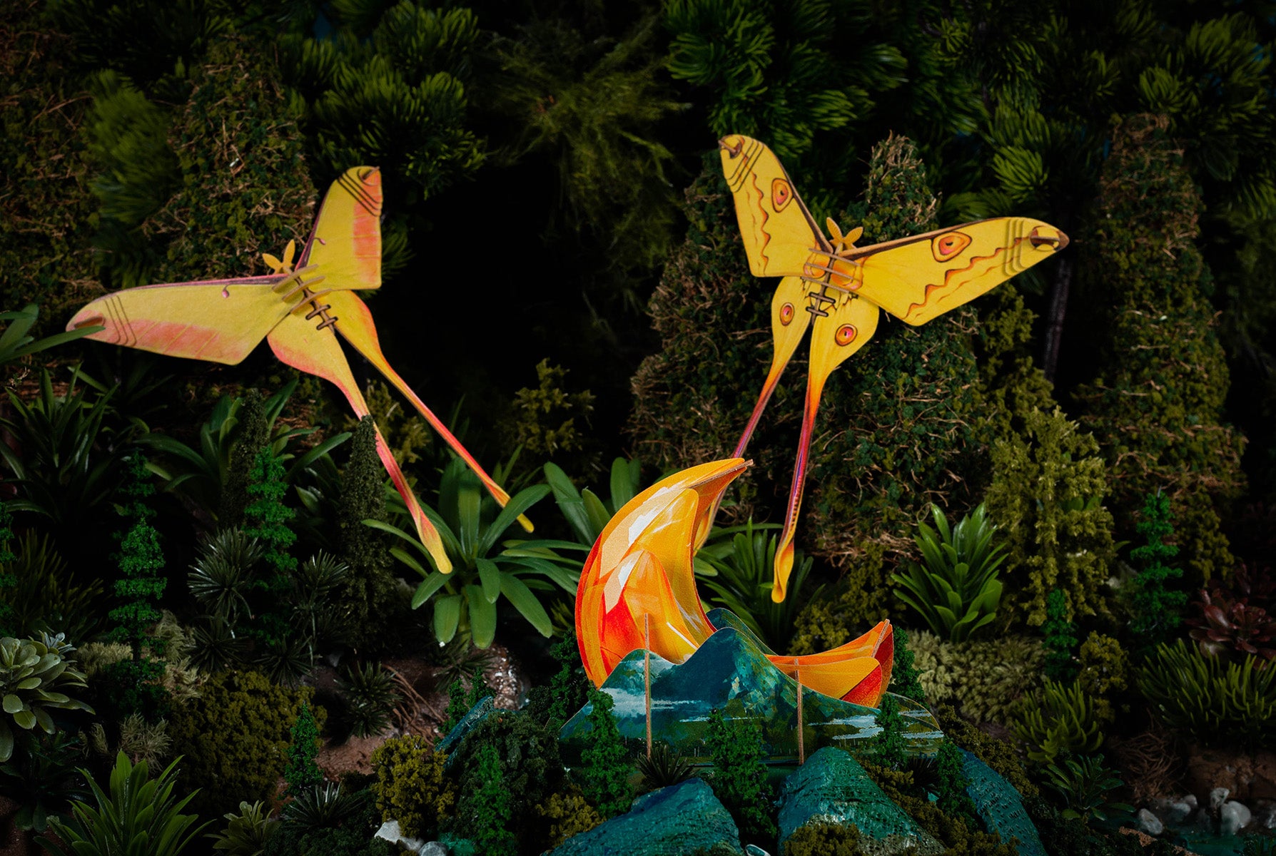 Actias Moth 3D Puzzle, Bring Nature Home