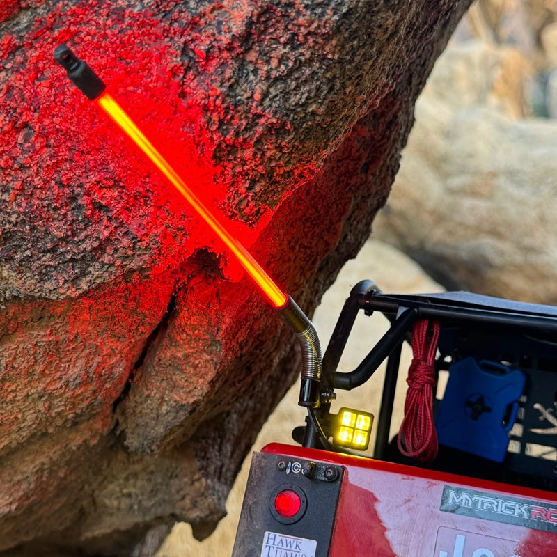 TrickWhip2 Light Short Red 12V Bundle (includes MYK-SFRF &