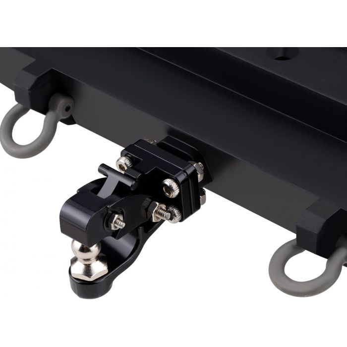 Rescue Tow Trailer Hook Hitch, Black, 1/10 Crawler