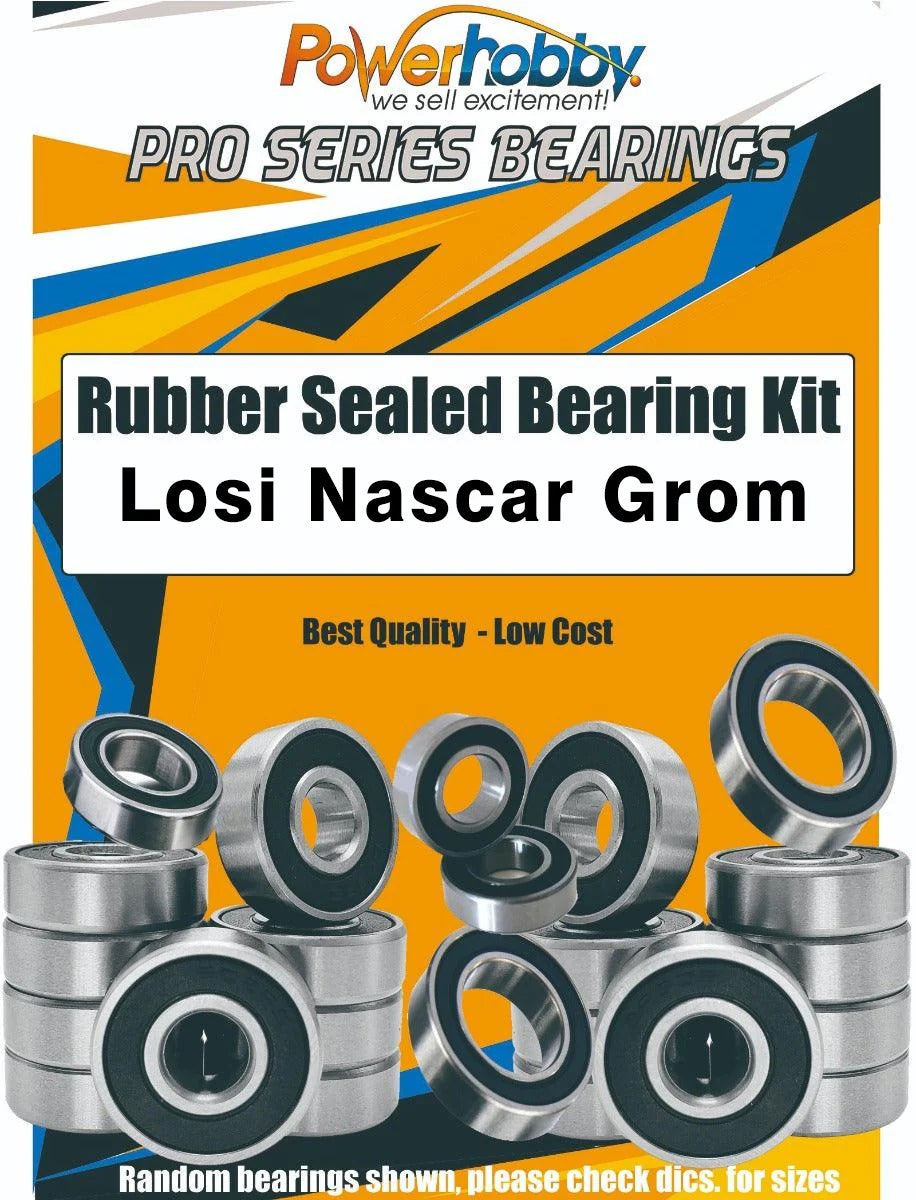 Sealed Bearings, for Losi Nascar Grom
