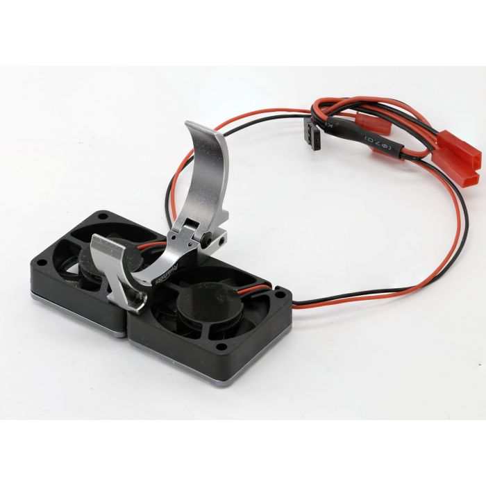 1/8 Aluminum Heatsink 40mm Dual High Speed Cooling Fans