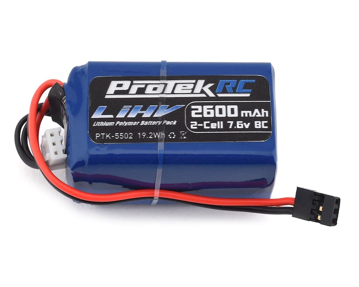 ProTek RC HV LiPo Hump/Short Receiver Battery Pack (Kyosho/Tekno) (7.6V/2600mAh) (w/Balancer Plu