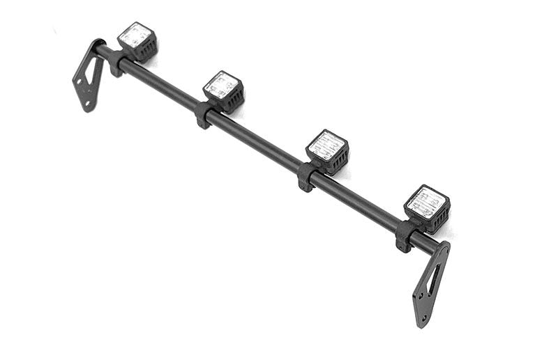 Steel Roof Light Bar w/Flood Lights, for RC4WD Gelande II