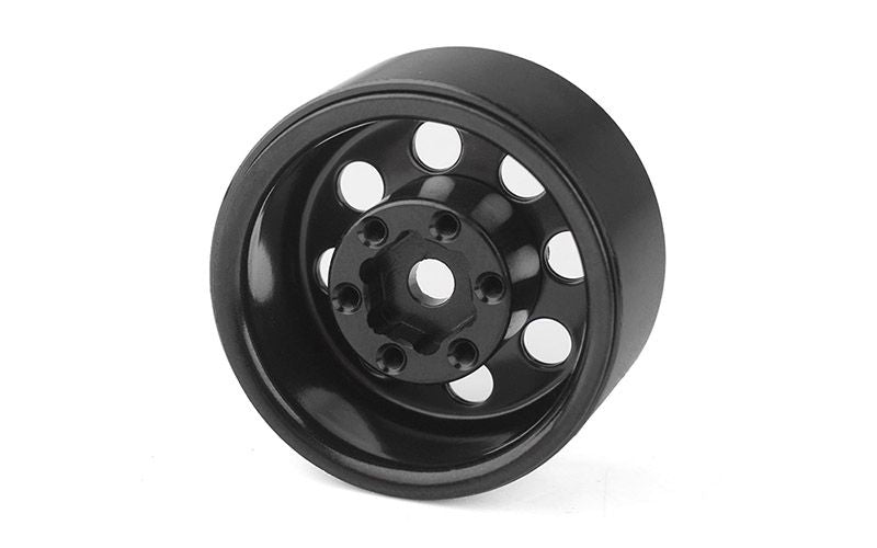 Stamped Steel 1.0" Pro8 Beadlock Wheels, Black