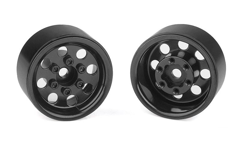 Stamped Steel 1.0" Pro8 Beadlock Wheels, Black